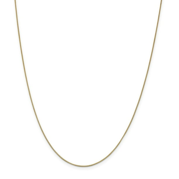 Leslie's 14K .7 mm Box w/Lobster Chain Length 20 in 14 kt Yellow Gold Leslie's 14K .7 mm Box w/Lobster Chain Length 20 in 14 kt Yellow Gold
